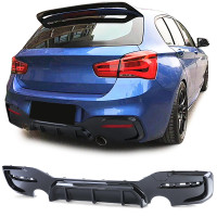 Zadní difuzor BMW 1 F20/F21 (2015-2019) - černý lesklý
