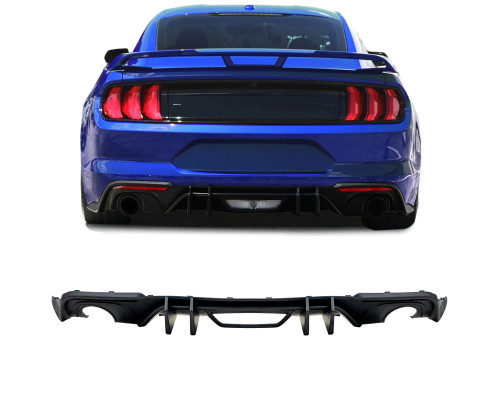 Zadní difuzor Ford Mustang Coupé/Cabrio (2017-2022) – 2.3 l Ecoboost / 3.7 l