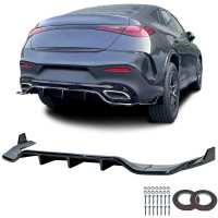Zadní difuzor Mercedes Benz GLC Coupe (C254) - černý lesklý