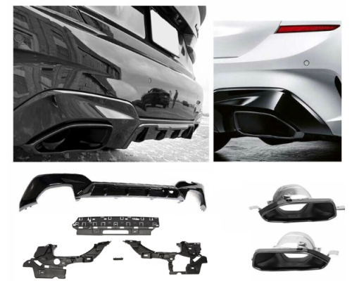 Zadní difuzor BMW 3 G20/G21 (2019-2022) M340i (s koncovkami)
