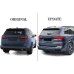 Nerezové koncovky BMW X5 G05 / X6 G06 / X7 G07  (2018+) s M-paketem