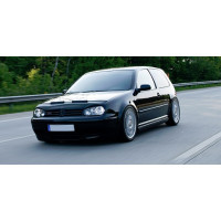Volkswagen Golf 4, IV – kožený kryt/potah kapoty, vzhled carbon