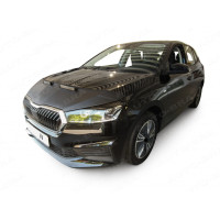 Škoda Fabia 4 - kožený kryt/potah kapoty