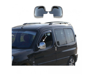 Chromové kryty zpětných zrcátek Peugeot Partner (1996-2008)
