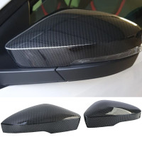 Plastové kryty zpětných zrcátek Škoda Octavia 3 - vzhled carbon