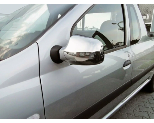 Nerezové kryty zpětných zrcátek Dacia Duster 1 (2014-2018)