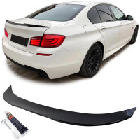 Zadní křídlo, spoiler BMW 5 F10 - černý lesklý (širší)