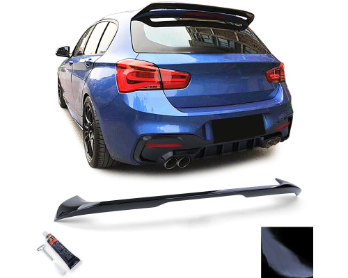 Zadní křídlo, spoiler BMW 1 F20/F21 (2015-2019) - černý lesklý