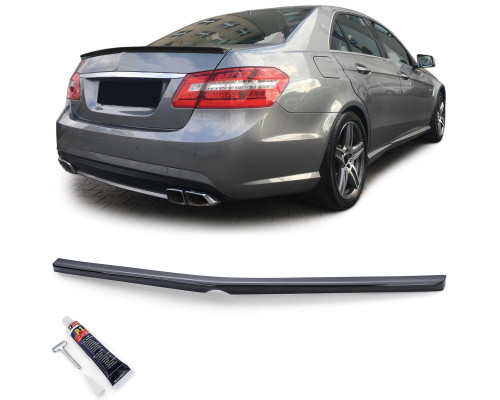 Zadní křídlo, spoiler Mercedes Benz E W212 sedan (2009-2016) černý lesklý