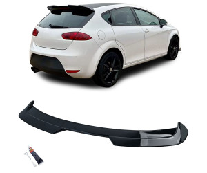 Zadní křídlo, spoiler Seat Leon 1P (2009-2012) - černé lesklé