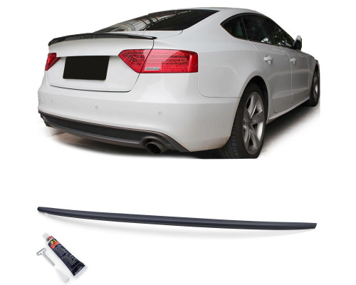 Zadní křídlo, spoiler Audi A5 8T/8F (2007-2016) - černé matné