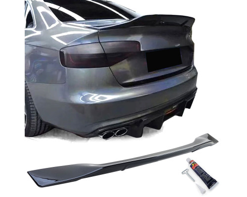 Zadní křídlo, spoiler Audi A4 8K (2009-2016) sedan - černý lesklý