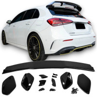 Zadní křídlo, spoiler Mercedes Benz A W177 - černý lesklý (šroubovaci)
