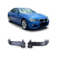 LED dynamické blinkry do zpětných zrcátek BMW 1/2/3/4/X1 - zatmavené