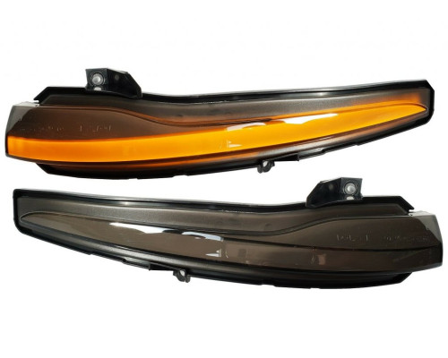 LED dynamické blinkry do zpětných zrcátek Mercedes Benz C/E/GLC/S/V - zatmavené
