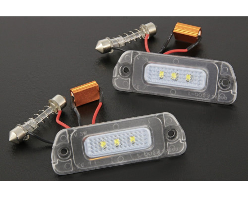 LED osvětlení SPZ Mercedes Benz ML, GL, R – šroubovací, zkosené