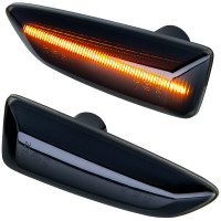 LED dynamické blinkry Opel Astra J, Zafira C, Insignia B, Crossland X, Grandland X - zatmavené