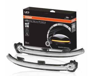 LED dynamické blinkry Volkswagen Golf 7, Volkswagen Touran 2 – OSRAM white edition