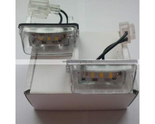 LED osvětlení SPZ Peugeot 307, 407 + víc modelů / Citroen 