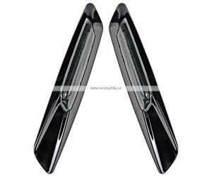 LED blinkry s rámečkem BMW E60/61  E90/91 + ostatní - zatmavené
