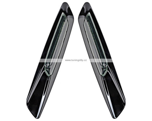 LED blinkry s rámečkem BMW E60/61  E90/91 + ostatní - zatmavené