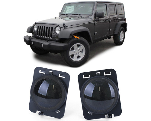 LED boční blinkry Jeep Wrangler JK (2007-2017) - zatmavené