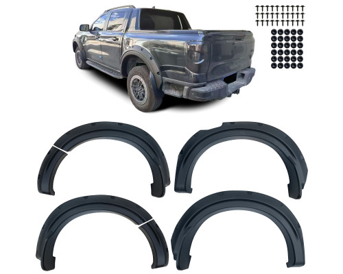 Lemy blatníků Ford Ranger T9 Wildtrak/XL/XLT (2023+) - verze s imitací šroubků