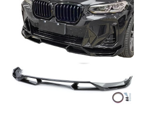 Přední spoiler/splitter BMW X3 G01 (2021+) s M-Sport paketem - vzhled carbon