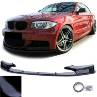 Přední spoiler / lízátko BMW 1 F20/F21 (2010-2014) - černý lesklý