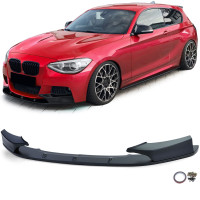 Přední spoiler / lízátko BMW 1 F20/F21 (2010-2014) - černý matný
