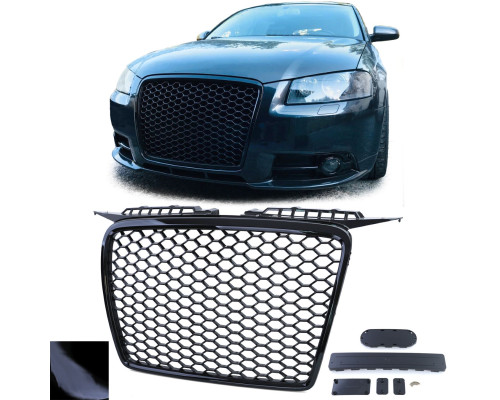 Maska Audi A3 8P (2005-2008) černá lesklá