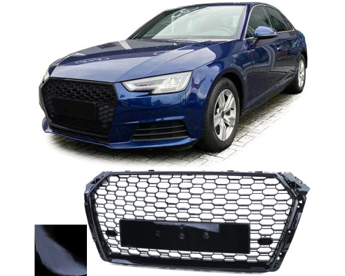 Maska Audi A4 B9 8W (2015-2019) - černá lesklá