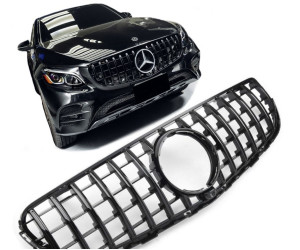 Maska Mercedes Benz GLC (2015-2019) Panamericana AMG GT vzhled – černá lesklá, s 360°