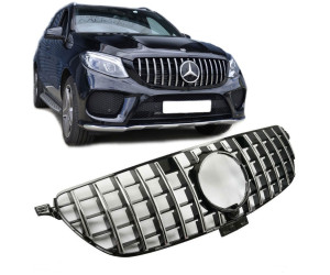 Maska Mercedes Benz GLE coupe (2016-2019) Panamericana GT vzhled – černá s chromem, lesklá