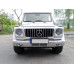 Maska Mercedes Benz G (W463) AMG GT Panamericana vzhled – stříbrná s chromem