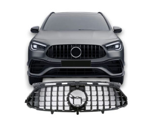 Maska Mercedes Benz GLA H247 (2020-2023) GT vzhled - černá lesklá (AMG line)