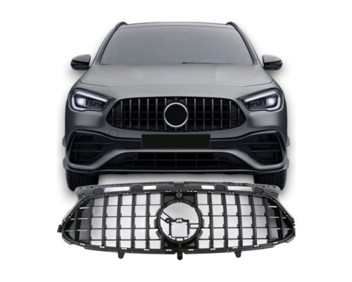 Maska Mercedes Benz GLA H247 (2020-2023) GT vzhled - černá lesklá (AMG line)