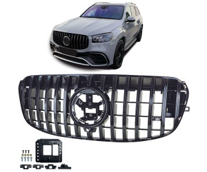 Maska Mercedes Benz GLS X167 (2023+) – GT Panamericana, černá  lesklá (facelift)
