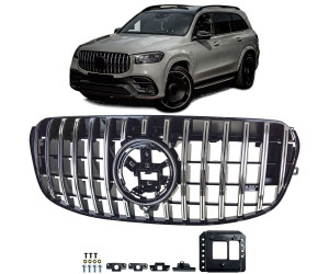 Maska Mercedes Benz GLS X167 (2023+) – GT Panamericana, černá s chromem (facelift)