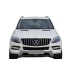 Maska Mercedes Benz ML W166 (2012-2015) Panamericana GT vzhled – černá s chromem, lesklá