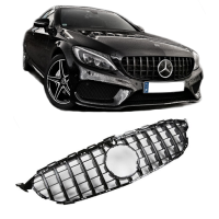 Maska Mercedes Benz C W205 (2014-2018) – GT vzhled, černá pro 360 ̊ kameru