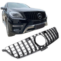 Maska Mercedes Benz ML W166 (2012-2015) Panamericana GT vzhled – černá lesklá