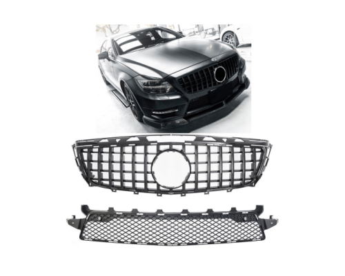Maska Mercedes Benz CLS (W218/C218/X218) AMG předfacelift - GT, černá lesklá