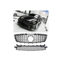 Maska Mercedes Benz CLS (W218/C218/X218) AMG předfacelift - GT, černá s chromem