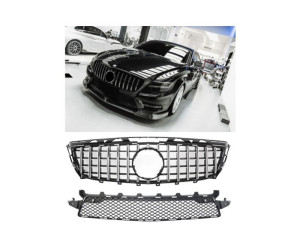 Maska Mercedes Benz CLS (W218/C218/X218) AMG předfacelift - GT, černá s chromem