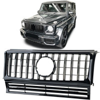 Maska Mercedes Benz G (ozn. W463) AMG GT Panamericana vzhled – černá s chromem