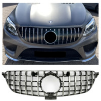 Maska Mercedes Benz GLE W166 (2015-2019) Panamericana GT vzhled – černá s chromem