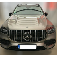 Maska Mercedes Benz GLS X167 (2019-2023) – GT Panamericana, černá s chromem (s AMG logem)
