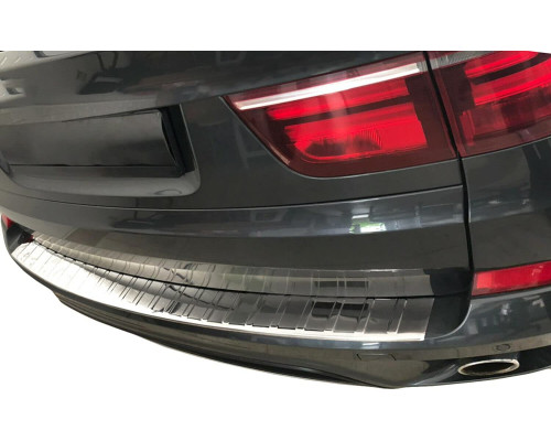 Nerezová ochranná lišta na nárazník BMW X5 E70