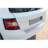 Nerezová ochranná lišta na nárazník Škoda Fabia 3 hatchback – matná